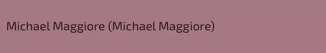 Michael Maggiore (Michael Maggiore)